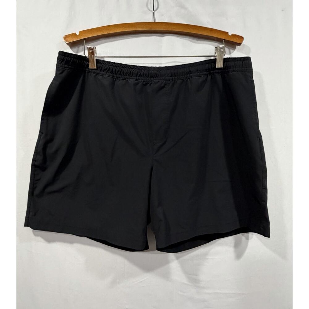 Chubbies Mens Swim Trunks 2XL Black 5.5” Inseam Pink Mesh Lined Shorts